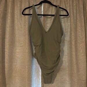 4/$15 Olive Green One-Piece Swimsuit